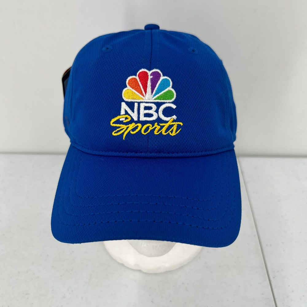 Pukka NBC Sports Performance Mesh Hat Royal Blue Adjustable Cap NEW